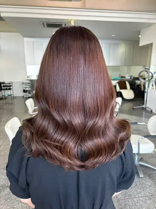 セミロング 大森 有紗のヘアスタイル