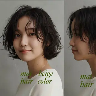 ショート パーマ M.SLASH 辻 孝志のヘアスタイル