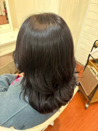 ミディアム 【下赤塚南口サロン】 🎀*゚Hinataのヘアスタイル