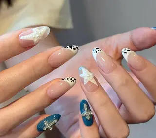 ネイル By moonネイル 🌷ワンホン/韓国風のネイルデザイン