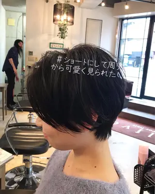ショート カラー パーマ 美髪❣️縮毛矯正/ 髪質改善✨/山本のヘアスタイル