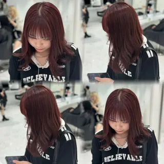 セミロング カラー 💎透明感カラー /kaito💎のヘアスタイル