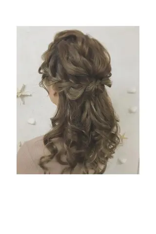 セミロング ヘアアレンジ kamata melanieのヘアスタイル