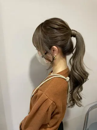 ロング AUBE HAIR tenjin【オーブヘアーテンジン】所属・nene .のヘアスタイル