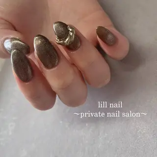 ミディアム pllia beautyのネイルデザイン