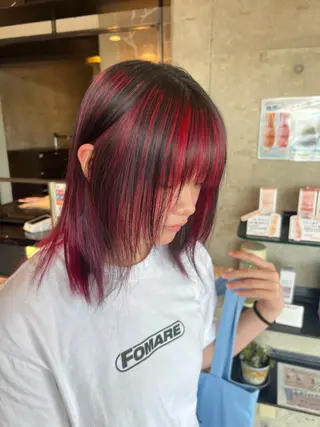 セミロング カラー 只野 真衣のヘアスタイル