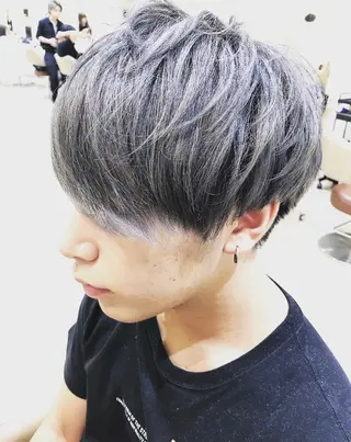 ショート カラー メンズ 完全美髪特化 髪質改善/島　悠輔のヘアスタイル