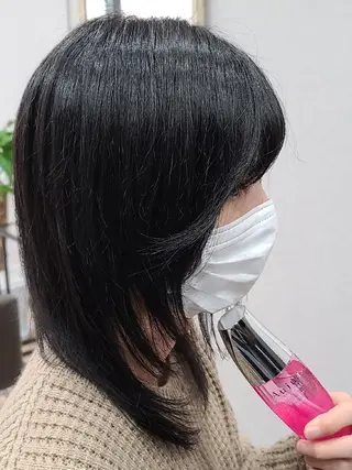 ミディアム 井澗 修二のヘアスタイル