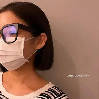 カラー いまかわ ゆなのヘアスタイル