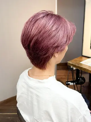 ショート カラー メンズ 早稲田/メンズパーマ /カラー/松井聖虎のヘアスタイル