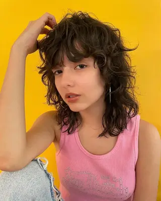 パーマ ボブ.顔周りカット カット/ユキカのヘアスタイル