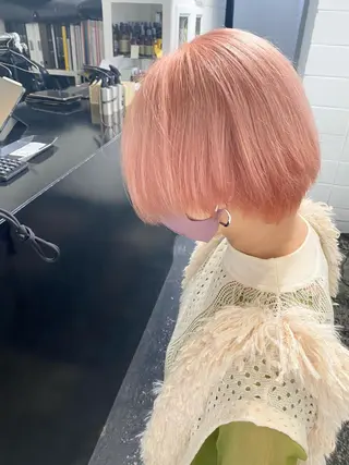 ロング カラー パーマ ヘアアレンジ メンズ キッズ nico TOKYO 渋谷所属・ブリーチ　ハイトーン 特化🌈フジタハルキのヘアスタイル
