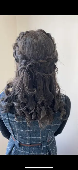 セミロング すみす🎀ヘアメ/ 艶カラー/エクステのヘアスタイル