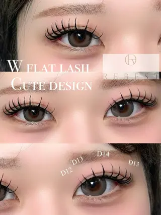 マツエク・マツパ ＲＥＢＥＳＴ ｅｙｅｌａｓｈのマツエク・マツパデザイン
