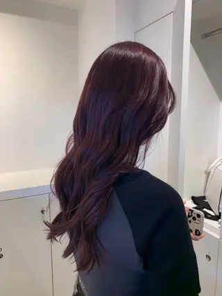 ロング カラー 暖色/透明感カラー かずきのヘアスタイル