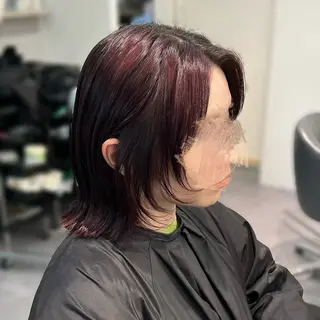 ミディアム カラー ヘアアレンジ hair salon suiw所属・suiw ♡AYA♡のヘアスタイル