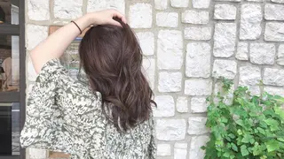 ミディアム カラー パーマ ヘアアレンジ メンズ キッズ ネイル マツエク・マツパ 髪質改善/透明感 OAK兵庫のヘアスタイル