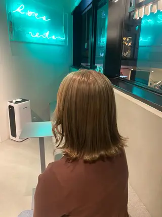 ミディアム カラー ロカリタ 河原町三条所属・中瀬愛梨 /ロカリタ/三条のヘアスタイル