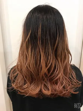 ロング カラー hair works raptureのヘアスタイル