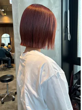 ミディアム カラー 渋谷/レイヤーボブ・ 透明感カラーしょうごのヘアスタイル