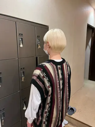 ショート 北野 未優香のヘアスタイル