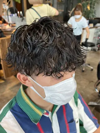 ショート パーマ メンズ 渋谷/メンズ特化/ 女子ウケ/FUKAのヘアスタイル