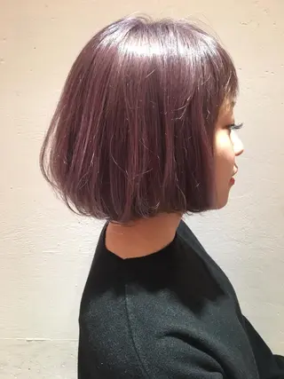 ミディアム カラー THE DAY所属・AKI HASHIMOTOのヘアスタイル
