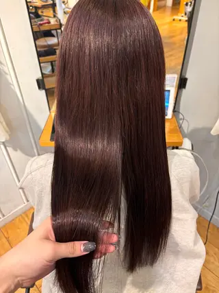 ロング カラー Uil所属・ながこ /透明感カラーのヘアスタイル