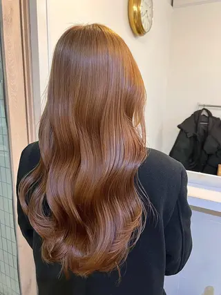 ロング カラー 難波ブリーチカラー ⭐︎瀬尾拓充のヘアスタイル