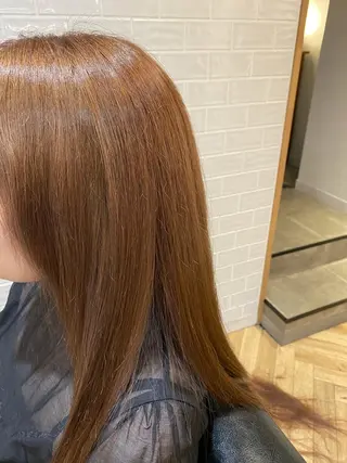 ロング カラー 艶カラー/韓国顔周り 🎀mamiのヘアスタイル