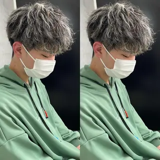 カラー メンズ Lit.富士 久保田風太のヘアスタイル