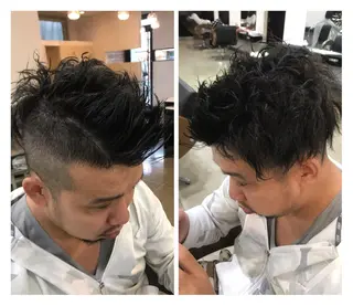パーマ ヘアアレンジ メンズ DISCOHAIRsanc（ルジャルダン町田）所属・烏山 達也のヘアスタイル