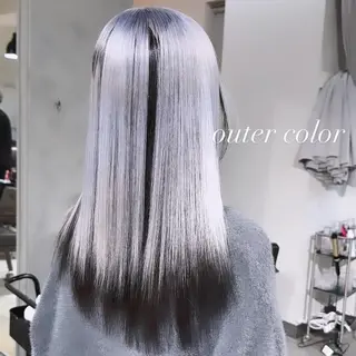 ロング カラー 💜ハイトーン💛 マジカルかいちゃんのヘアスタイル