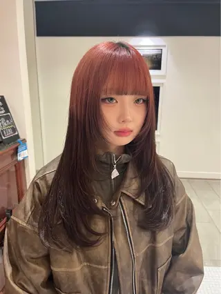 ロング BEHIVE PARCO2所属・門田 楓香のヘアスタイル