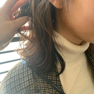 ミディアム カラー chouette/ 根本優希のヘアスタイル