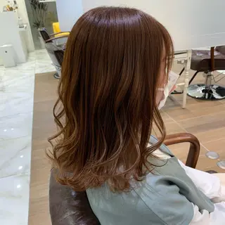 セミロング 白髪染め /増田桃子のヘアスタイル