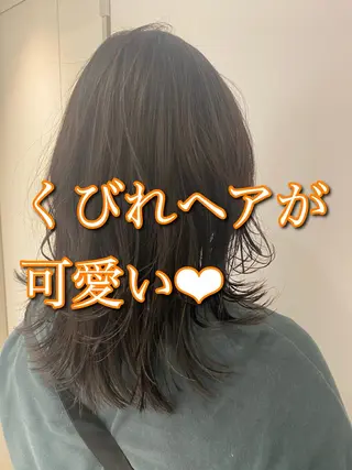 ミディアム ❤️パーマ美容師✂︎ 井口美緒のヘアスタイル