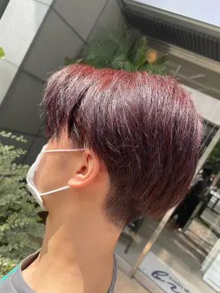 ショート カラー メンズ SOYON なんば店所属・水島 真彩のヘアスタイル