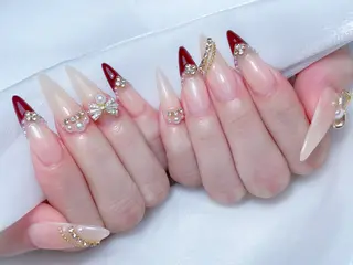 ネイル M🌷nail 長さだし専門店のネイルデザイン
