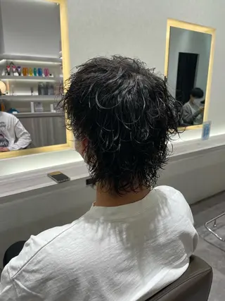 ショート パーマ メンズ Reginavita栄所属・メンズ特化/ 本日空き○/岡本一真のヘアスタイル