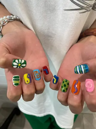 ネイル hair&nail ☯️アイリ☯️のネイルデザイン