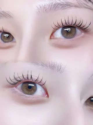 マツエク・マツパ Moe🤍Moon Doll Eyeのマツエク・マツパデザイン