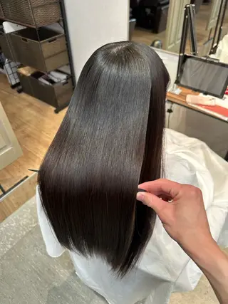 ロング 縮毛矯正/髪質改善 古賀歩のヘアスタイル