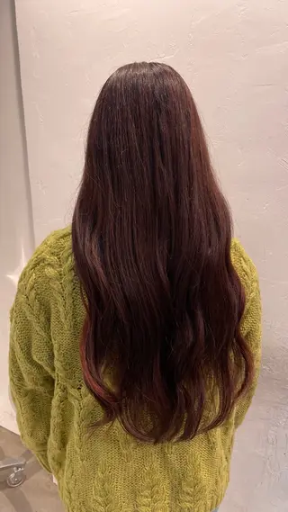 ロング カラー ミルクティーベージュ 新潟万代/MANA♡のヘアスタイル