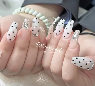 ネイル 長いだし/スカルプ/ パラシェルN.oneのネイルデザイン