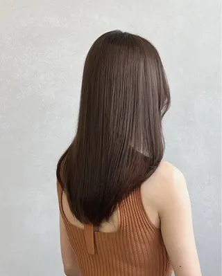 セミロング カラー 🌿ダブルカラー/ 明大前/中村渓太のヘアスタイル