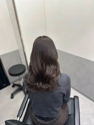 セミロング カラー EMANON池袋3rd所属・ナチュラル艶髪 なおき｜池袋美容師のヘアスタイル