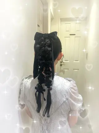 ヘアアレンジ 🎀透明感カラー🎀 ヘアメ／mikotoのヘアスタイル