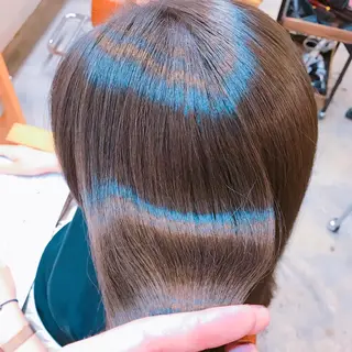 セミロング カラー 🌈限定価格🌈 鈴木　瑛輔のヘアスタイル