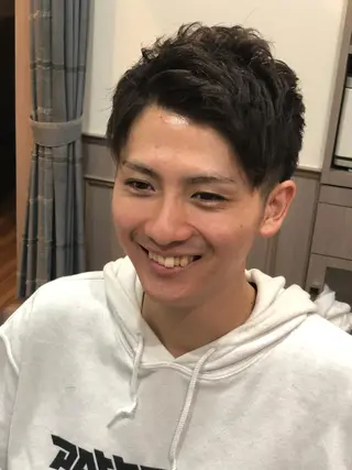 ショート 赤坂barber 古澤慶一郎【モテ髪】のヘアスタイル